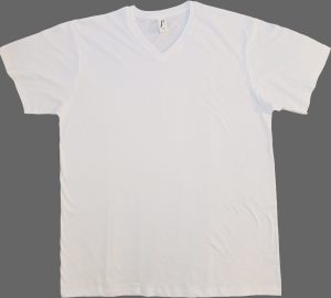 TAARAZ Classic V-Neck T-Shirt - White