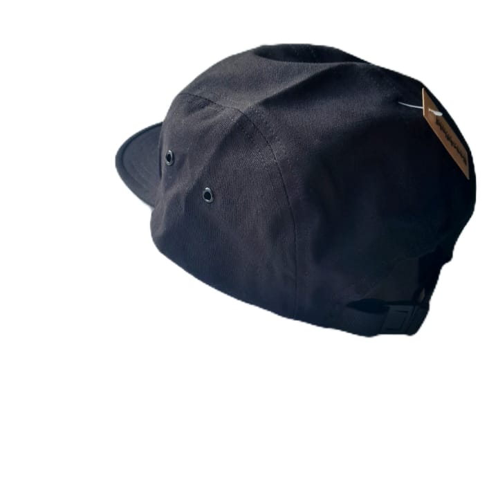Canvas 5 Panel Cap - Black-( One Size ) - Image 2