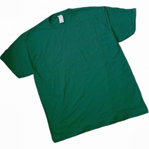 Men's Round Neck Green T - Shirt - Taaraz