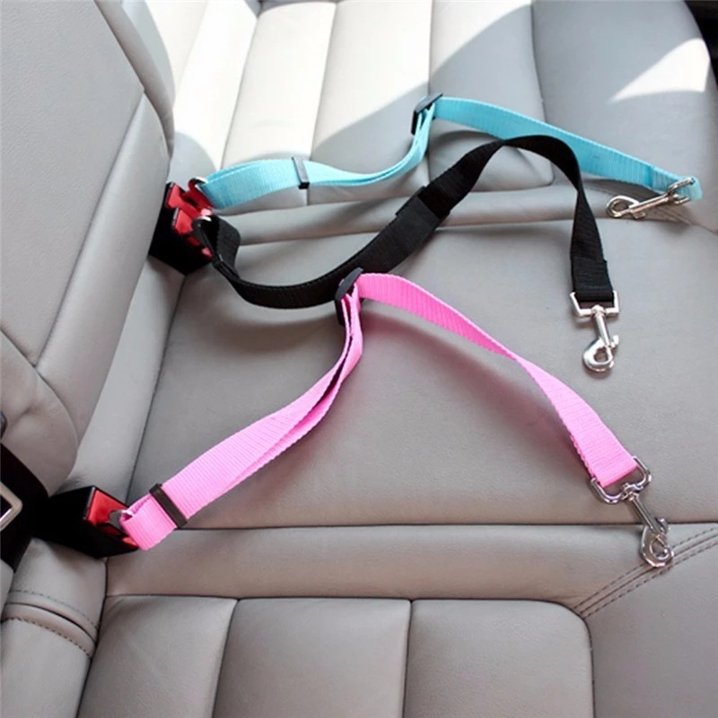 Pet Car Seat Belt - Adjustable Dog & Cat Safety Harness Clip for Car Travel - Image 5