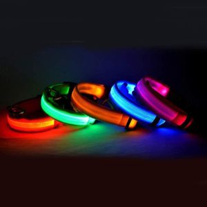 LED Light-Up Dog Collar - Night Safety Glowing Collar For Dog