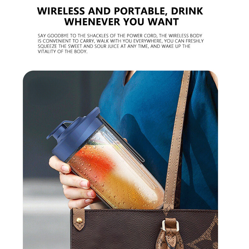 Electric Juice Maker Portable Blender Smoothie Mini Juicer Fruit Machine 400ml - Image 5