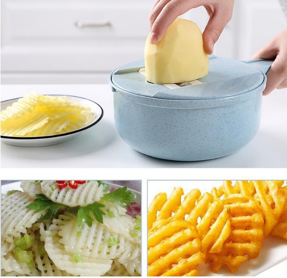 8 - in- 1 Multi - Function Vegetable Slicer & Chopper - Image 10