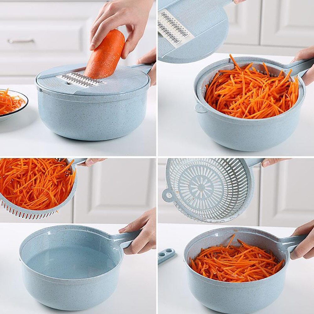 8 - in- 1 Multi - Function Vegetable Slicer & Chopper - Image 4