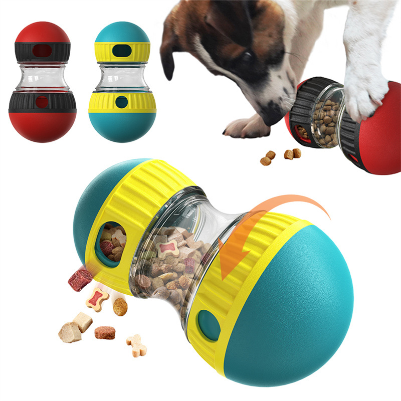 Interactive Dog Tumbler Toy - Slow Feeder Puzzle Ball for Dogs